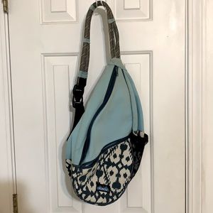 Blue Patterned Kavu Rope Crossbody Bag